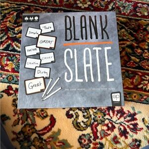 Brand new blank slate board game all ages game drinking game